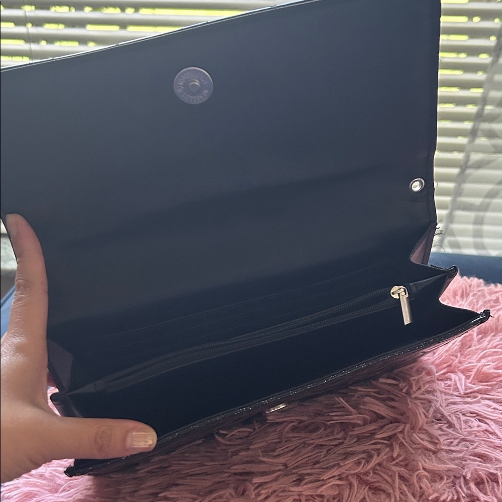 Elegant Black Quilted Women's Clutch - Picture 5 of 5